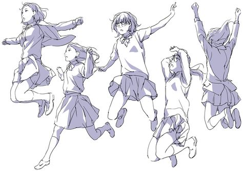 Featured image of post Anime Jump Pose Reference