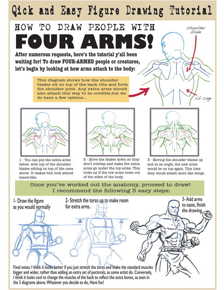 Featured image of post Four Arms Drawing Reference