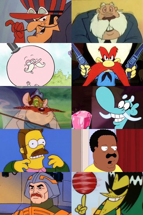 Featured image of post Funny Cartoon Characters With Mustaches