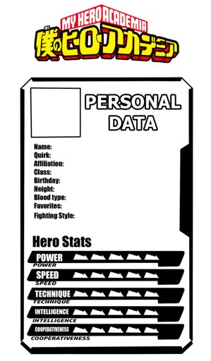 Featured image of post Mha Oc Template Detailed