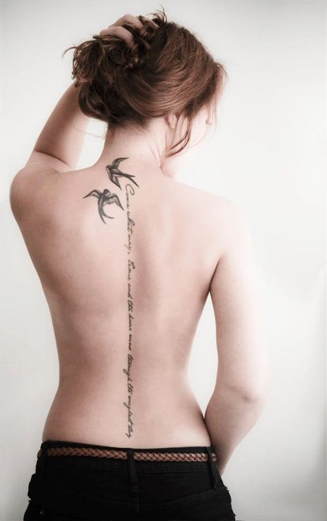 Featured image of post Tatuajes En El Espinazo Para Mujer